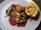 Rote Beete mit Brotblumen, Ziegenkäse und Speck - Rezept - Bild Nr. 15830