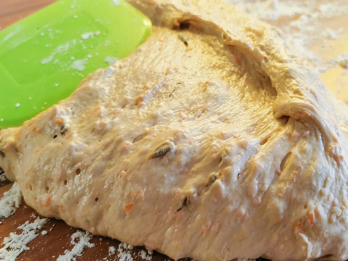 Möhrenbrötchen - Dinkelmehl mit 10 g Hefe - Rezept - Bild Nr. 15835