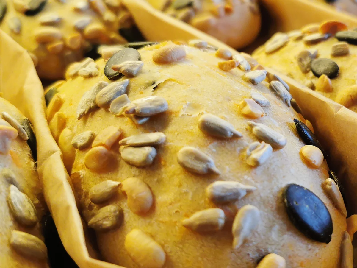 Möhrenbrötchen - Dinkelmehl mit 10 g Hefe - Rezept - Bild Nr. 15840