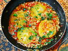 Chayotescheiben in würziger Sauce - Rezept - Bild Nr. 2