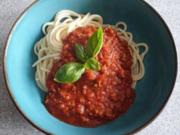 Spaghetti (Teil 3) mit einer Bolognese - Rezept - Bild Nr. 15843