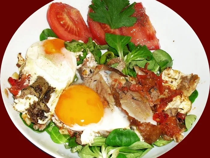 Rezept: Entenbrust würzig auf Feldsalat Bild Nr. 2 Entenbrust würzig auf Feldsalat - Rezept - Bild Nr. 2