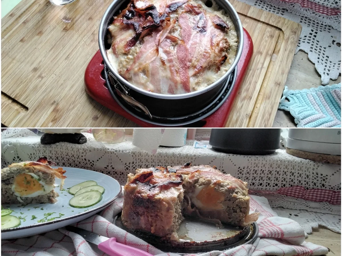 Rezept: Hackbratenkuchen aus der Springform Bild Nr. 15844 Hackbratenkuchen aus der Springform - Rezept - Bild Nr. 15844