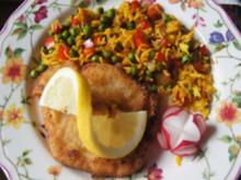 Alm Schnitzel mit Konfetti Reis - Rezept - Bild Nr. 2