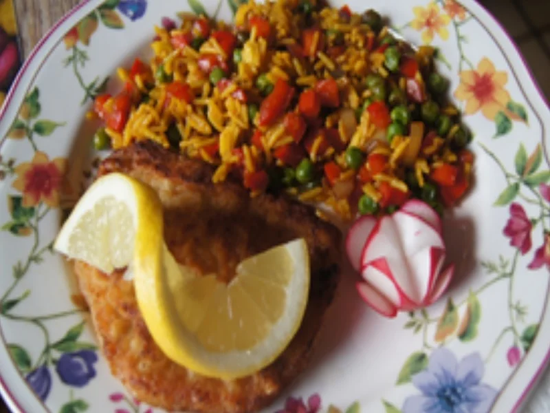Alm Schnitzel mit Konfetti Reis - Rezept - Bild Nr. 16