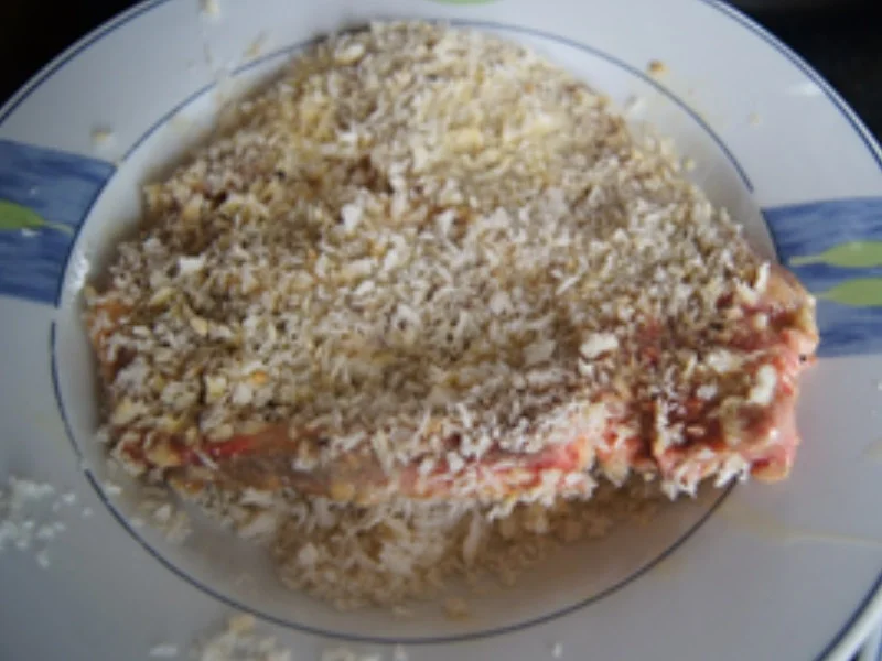 Paniertes Nackenkotelett mit Spargel und Frühkartoffeln - Rezept - Bild Nr. 15842