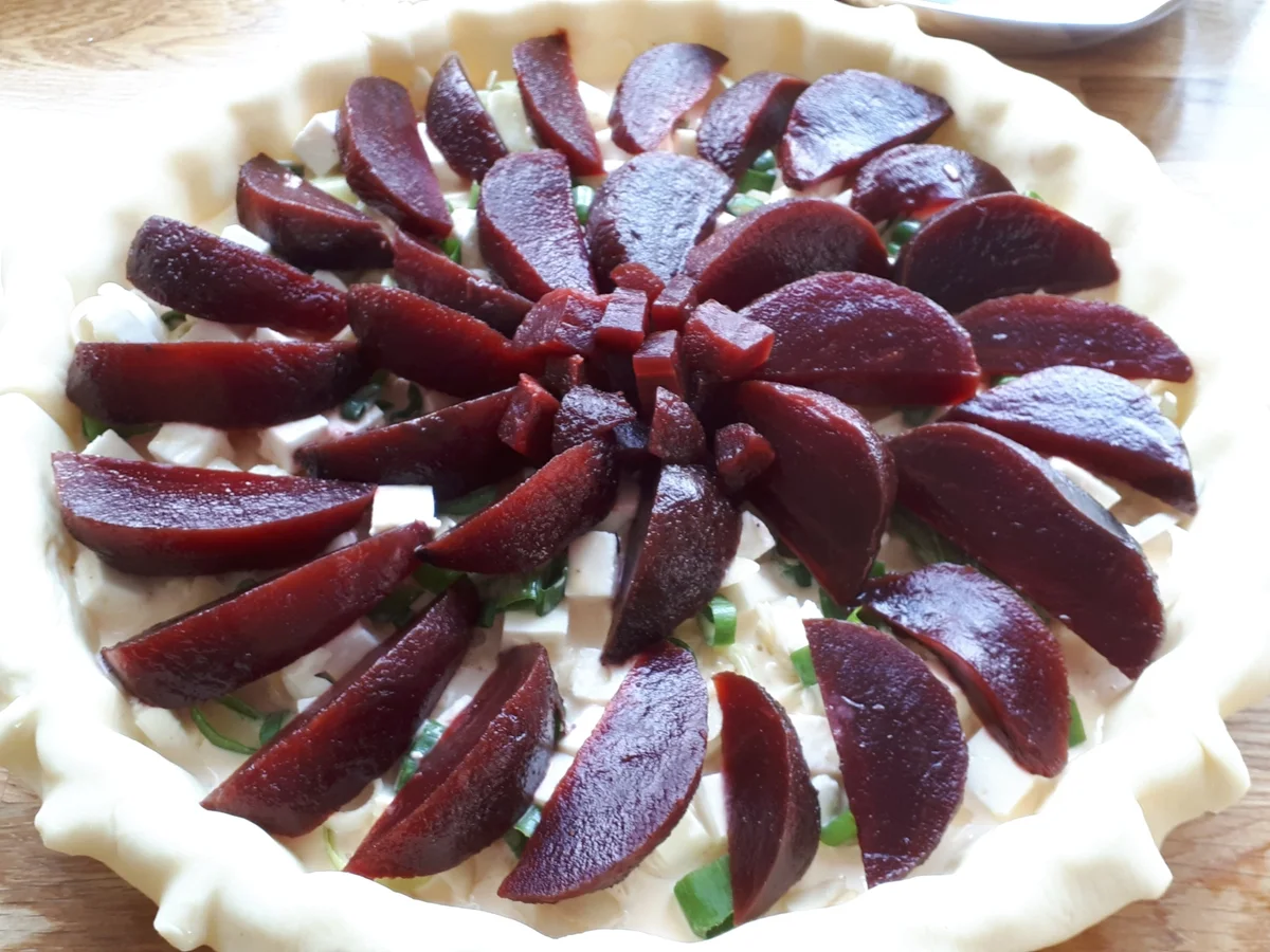 Kisch mit rote Beete & Porree - Rezept - Bild Nr. 16005
