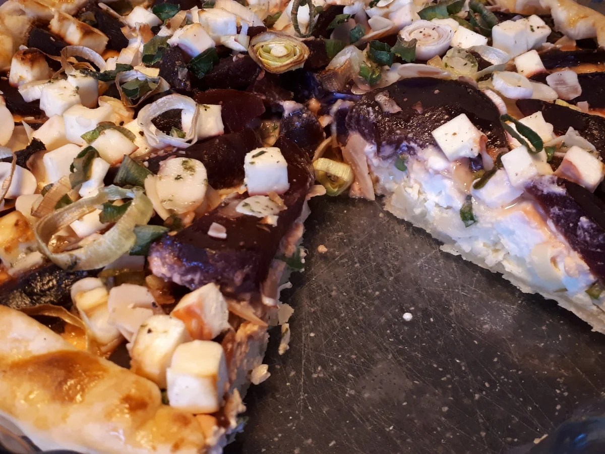 Kisch mit rote Beete & Porree - Rezept - Bild Nr. 16016