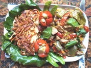 Doppelgesichtige Nudeln im Kailan-Bett mit Cap Cay - Rezept - Bild Nr. 2