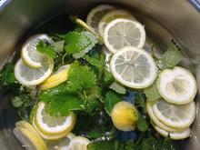 Sirup von Zitronenmelisse, Minze und Zitronen - Rezept - Bild Nr. 2