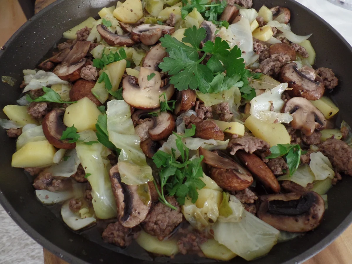 Rezept: Jäger-Pfanne Bild Nr. 15918 Jäger-Pfanne - Rezept - Bild Nr. 15918