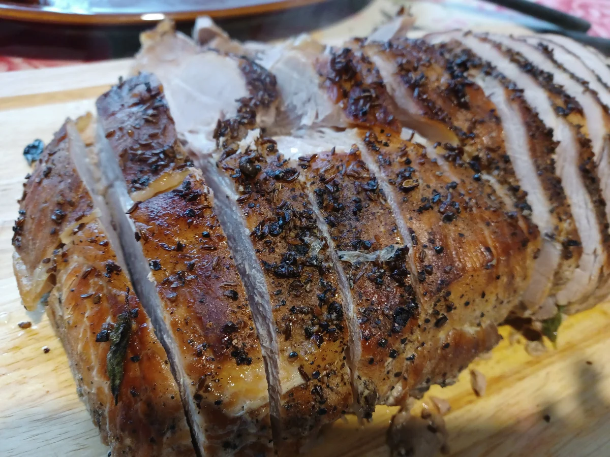 Schweinebraten mit Paprikagemüse - Rezept - Bild Nr. 15923