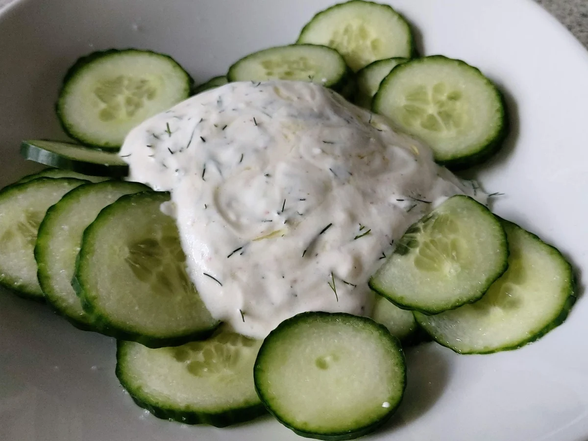 Quetschkartoffeln - Gurkensalat - Rezept - Bild Nr. 7