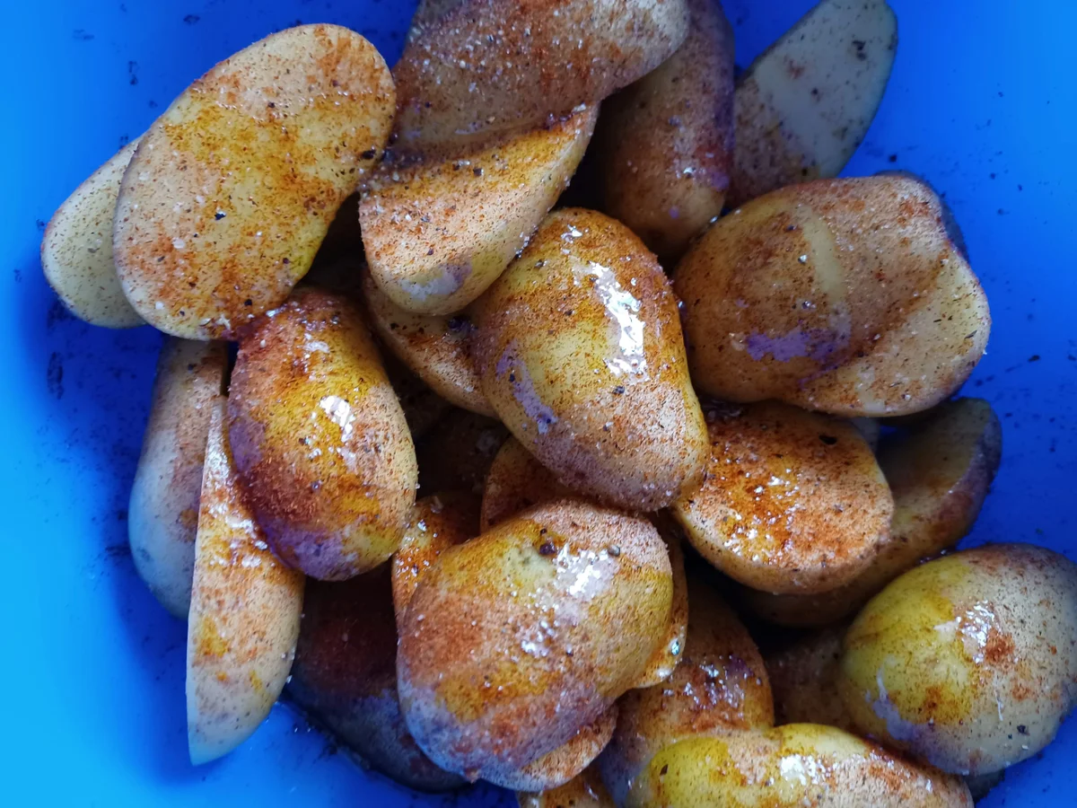 Rezept: Hähnchenbrust mit Spargel und Kartoffeln aus dem Ofen Bild Nr. 15927 Hähnchenbrust mit Spargel und Kartoffeln aus dem Ofen - Rezept - Bild Nr. 15927