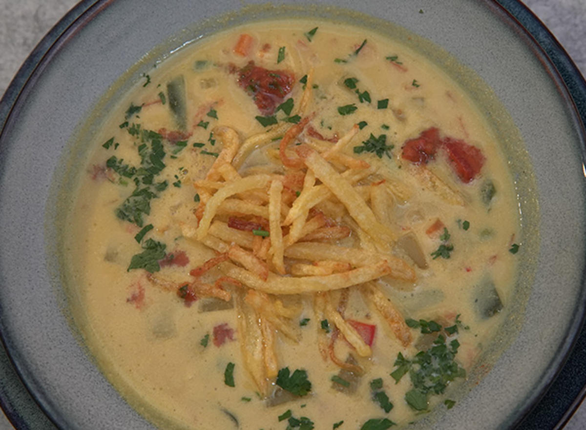 Sopa de mani - Bolivianische Erdnuss-Suppe - Rezept - Bild Nr. 15941