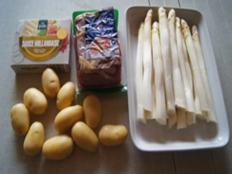 Rezept: Spargel mit schneller Sauce Hollandaise, PROSCIUTTO und Rosmarin-Drillingen Bild Nr. 3 Spargel mit schneller Sauce Hollandaise, PROSCIUTTO und Rosmarin-Drillingen - Rezept - Bild Nr. 3