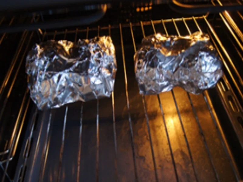 Backkartoffeln mit Shrimps in Knoblauchsauce und chinesischen Gurkensalat - Rezept - Bild Nr. 8