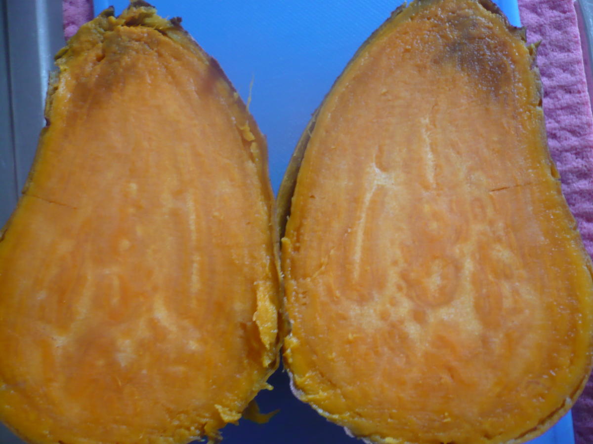 Gefüllte Süßkartoffel mit Hähnchenkeulen - Rezept - Bild Nr. 15977