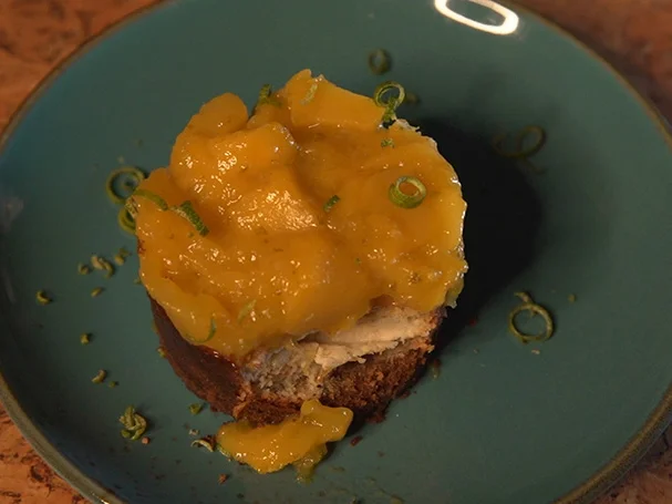 Rezept: Mango-Lime-Cheesecake Bild Nr. 2 Mango-Lime-Cheesecake - Rezept - Bild Nr. 2