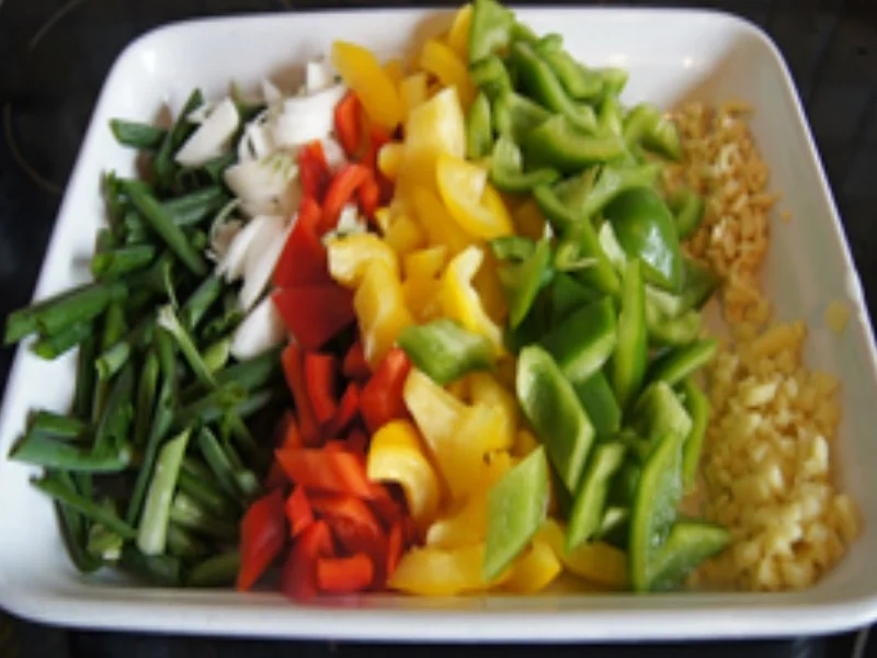 Garnelen süß-sauer mit gelben Basmatireis - Rezept - Bild Nr. 5