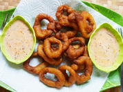 In Bierteig gebackene Tintenfischringe - Rezept - Bild Nr. 15988