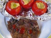 Würziges Fleisch und Tomaten vom Grill - Rezept - Bild Nr. 15988