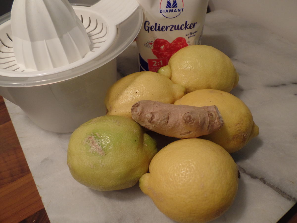 Zitronen-Ingwer-Gelee - Rezept - Bild Nr. 15989