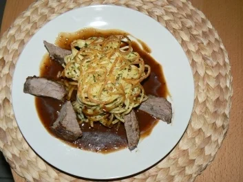 Rezept: Spaghettitürmchen Spaghettitürmchen - Rezept