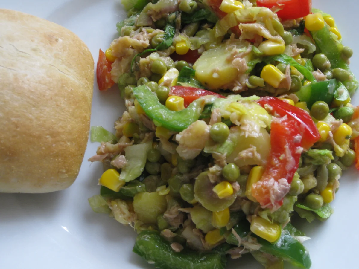 Bunter Thunfischsalat - Rezept - Bild Nr. 3