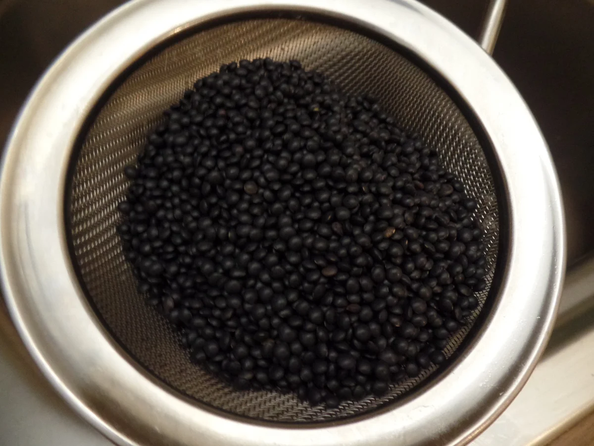 Belugalinsen-Risotto mit Röstpaprika - Rezept - Bild Nr. 16000