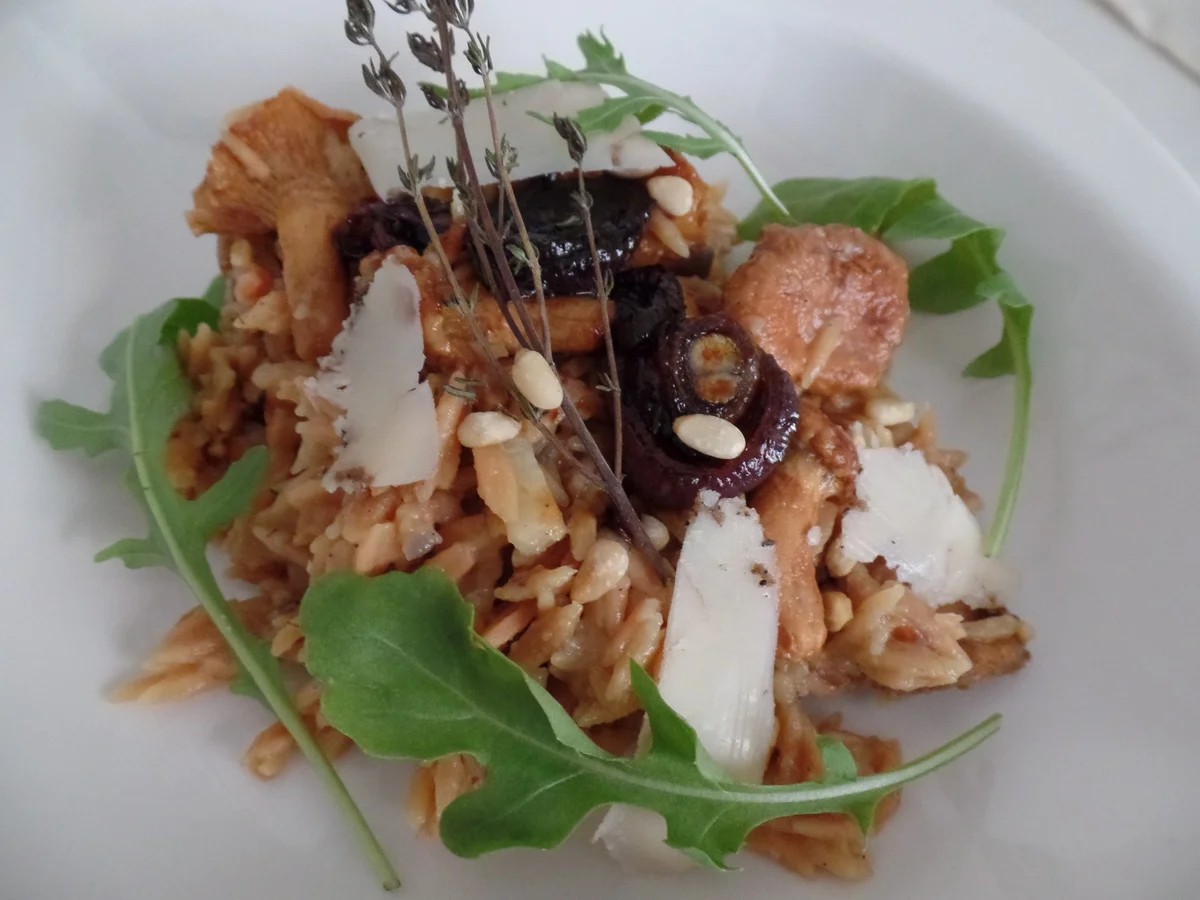 Rote-Linsen-Reis -Pfifferling-Risotto - Rezept - Bild Nr. 15999