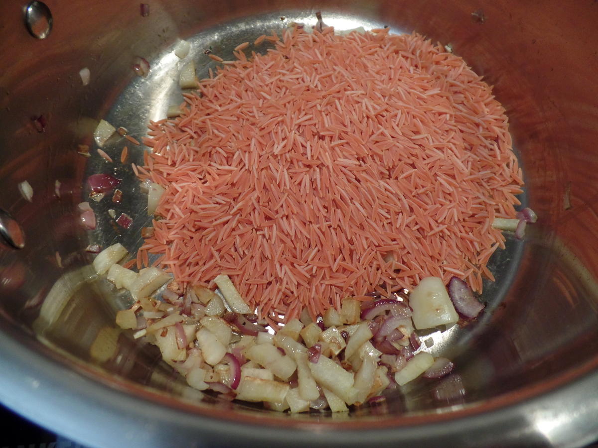 Rote-Linsen-Reis -Pfifferling-Risotto - Rezept - Bild Nr. 16003