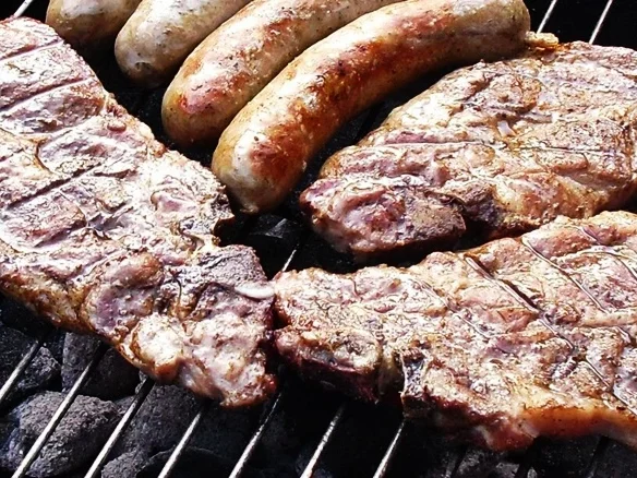 Rezept: Grillfleisch asiatisch mit Chinakohlsalat Bild Nr. 16001 Grillfleisch asiatisch mit Chinakohlsalat - Rezept - Bild Nr. 16001