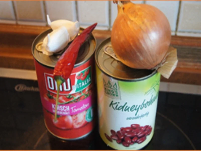 Rezept: Drillinge-Kidneybohnen-Pfanne Bild Nr. 16001 Drillinge-Kidneybohnen-Pfanne - Rezept - Bild Nr. 16001