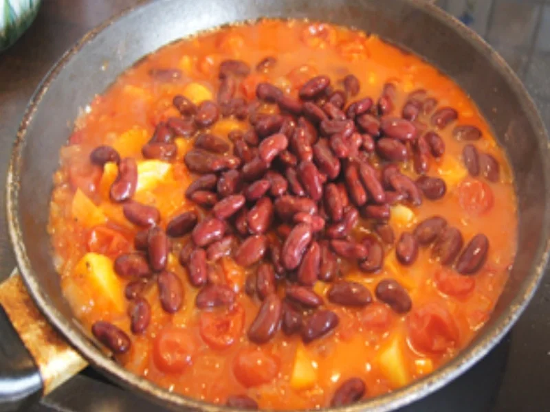 Rezept: Drillinge-Kidneybohnen-Pfanne Bild Nr. 16013 Drillinge-Kidneybohnen-Pfanne - Rezept - Bild Nr. 16013