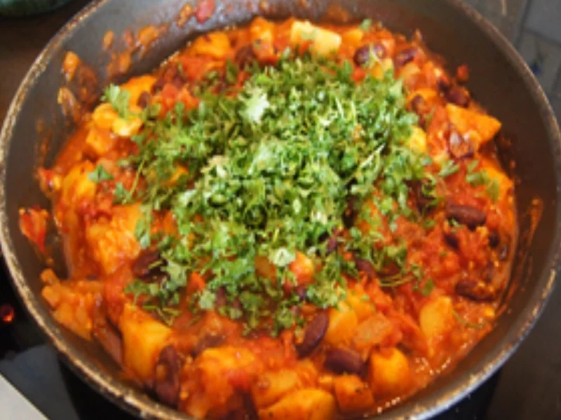 Rezept: Drillinge-Kidneybohnen-Pfanne Bild Nr. 16014 Drillinge-Kidneybohnen-Pfanne - Rezept - Bild Nr. 16014