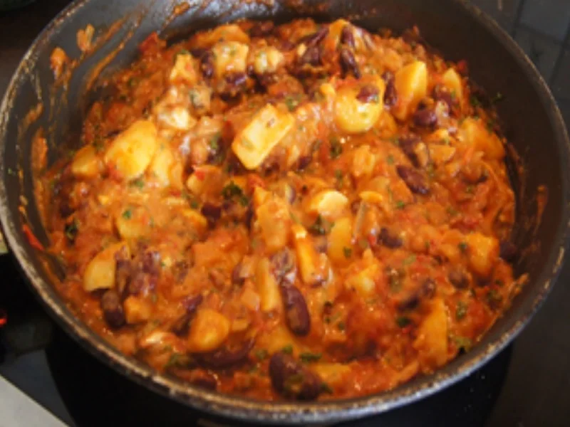 Rezept: Drillinge-Kidneybohnen-Pfanne Bild Nr. 16015 Drillinge-Kidneybohnen-Pfanne - Rezept - Bild Nr. 16015