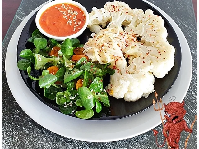 Gedämpfter Blumenkohl-Steaks - Rezept - Bild Nr. 16013