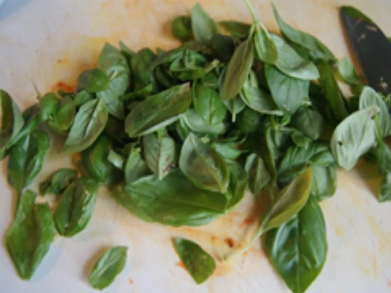 Rezept: Tomaten-Basilikum-Suppe mit Garnelen Bild Nr. 16016 Tomaten-Basilikum-Suppe mit Garnelen - Rezept - Bild Nr. 16016