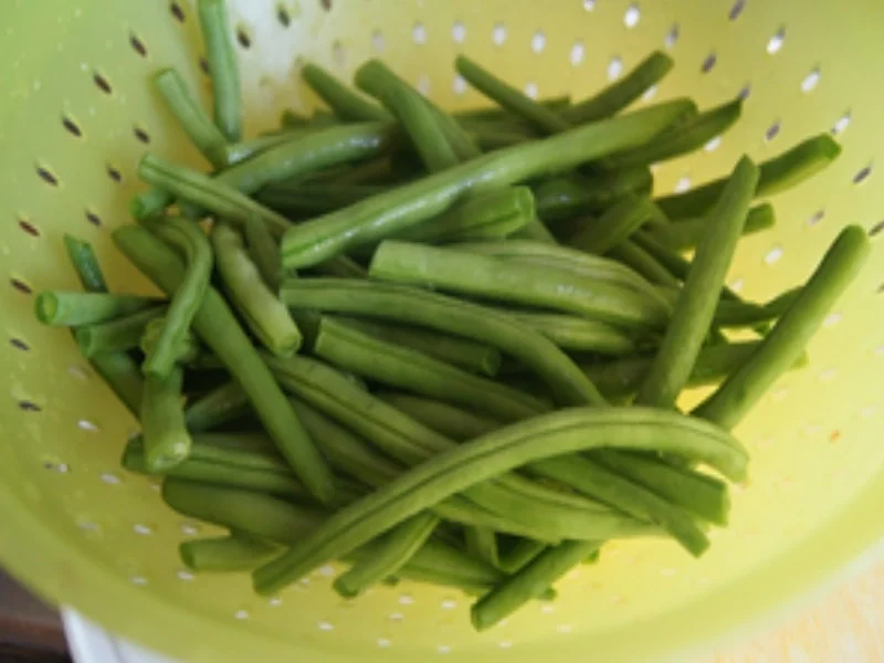 Rezept: Seelachsfilet mit grünen Bohnen und Süßkartoffelstampf Bild Nr. 7 Seelachsfilet mit grünen Bohnen und Süßkartoffelstampf - Rezept - Bild Nr. 7