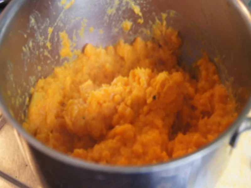 Rezept: Seelachsfilet mit grünen Bohnen und Süßkartoffelstampf Bild Nr. 14 Seelachsfilet mit grünen Bohnen und Süßkartoffelstampf - Rezept - Bild Nr. 14