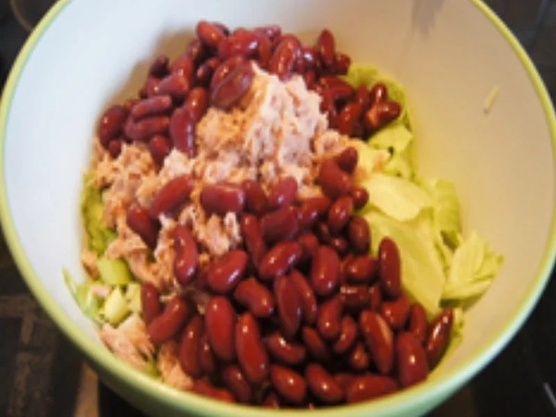 Eisberg-Thunfisch-Kidneybohnen-Salat - Rezept - Bild Nr. 7