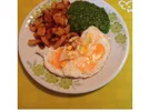Rezept: > Bratkartoffel mit Spinat und Spiegelei <zur kochbar Challenge Juli 2022< Bild Nr. 2 > Bratkartoffel mit Spinat und Spiegelei <zur kochbar Challenge Juli 2022< - Rezept - Bild Nr. 2