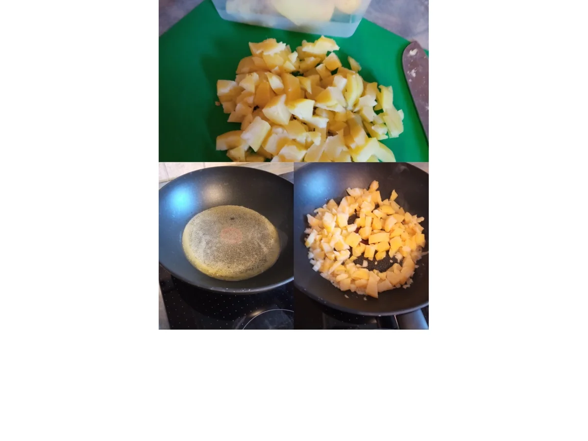 > Bratkartoffel mit Spinat und Spiegelei <zur kochbar Challenge Juli 2022< - Rezept - Bild Nr. 5