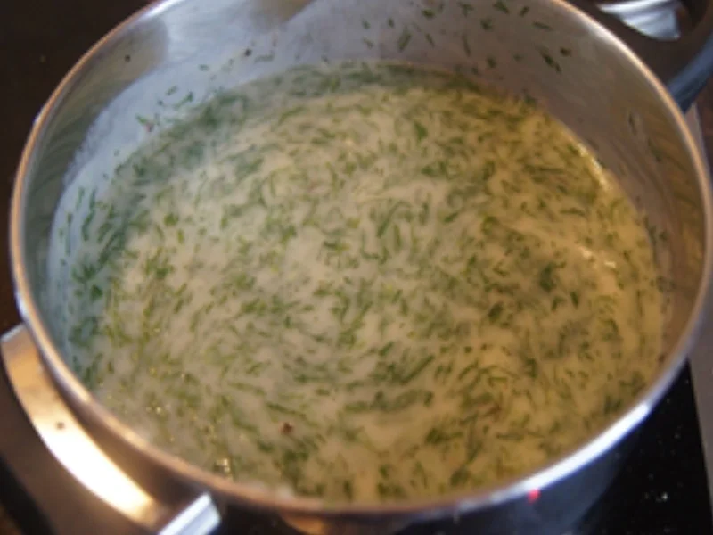 Rezept: Wachteleier in Dillsauce mit grünen Bohnen und gelben Basmatireis Bild Nr. 9 Wachteleier in Dillsauce mit grünen Bohnen und gelben Basmatireis - Rezept - Bild Nr. 9