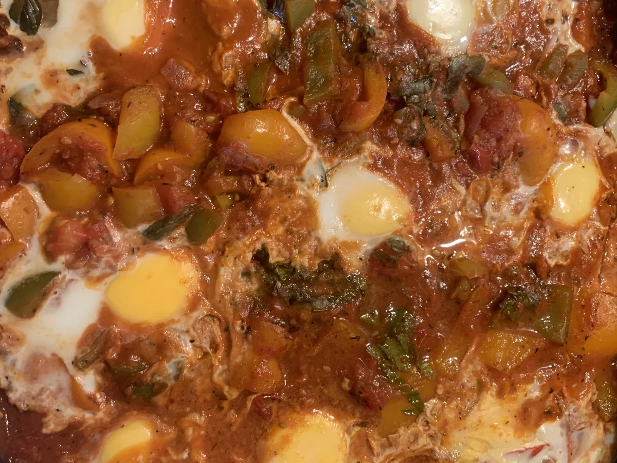 Gemüsepfanne nach Shakshuka (Schakschuka) Art - Rezept - Bild Nr. 2