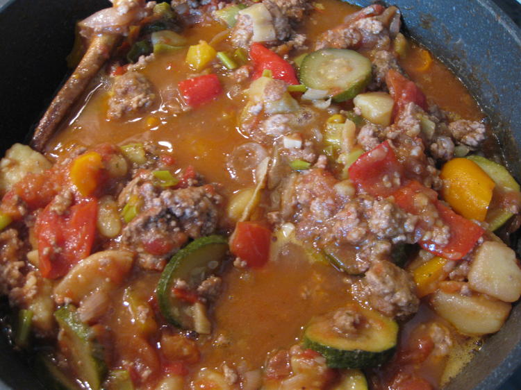 Hackfleisch Kartoffel Topf Mediterraner Art - einfach - von eagle-Peter
