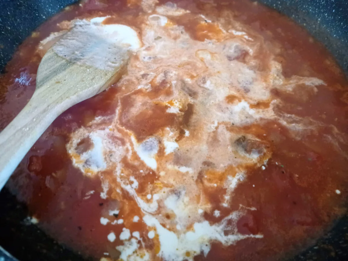 Hähnchenbrust in Tomatensahnesoße - Rezept - Bild Nr. 8