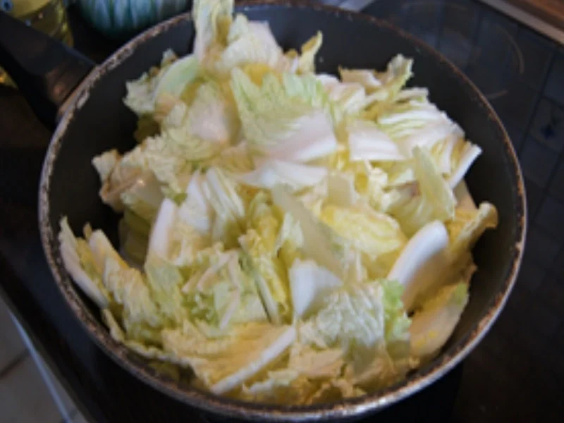 Geschmorter Chinakohl mit Glasnudeln - Rezept - Bild Nr. 7