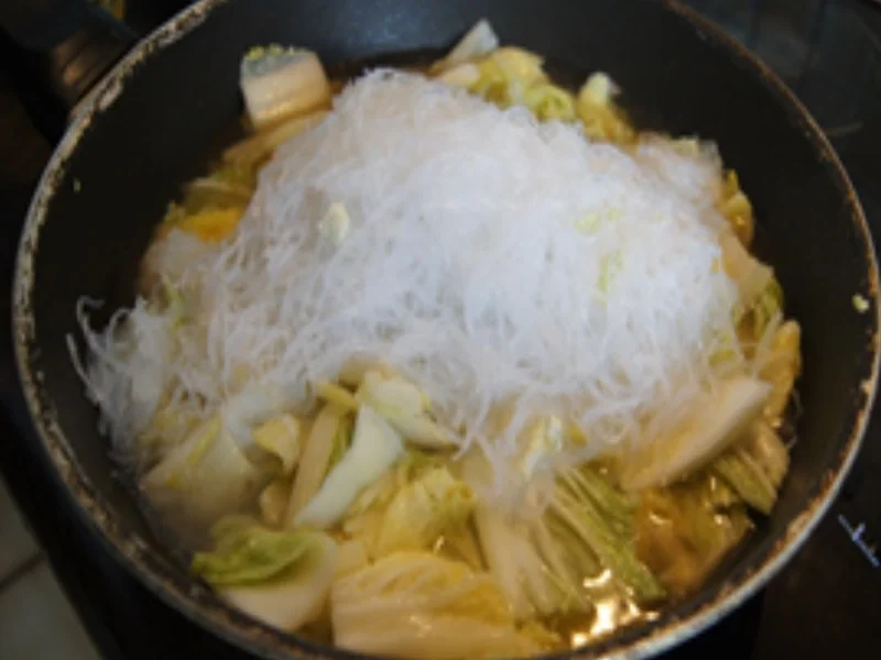 Geschmorter Chinakohl mit Glasnudeln - Rezept - Bild Nr. 9